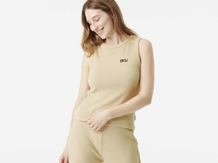 Picture Organic Clothing Picture Dames Ziaky Knit Tank Wood Ash
