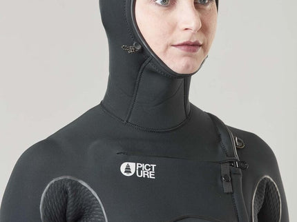 Picture Organic Clothing Picture Dome 5/4 Dames Hooded Wetsuit – Black