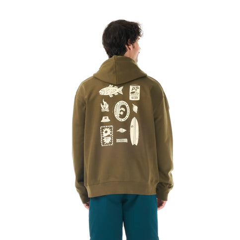 Picture Organic Clothing Picture Heren Idey Hoodie Tobacco