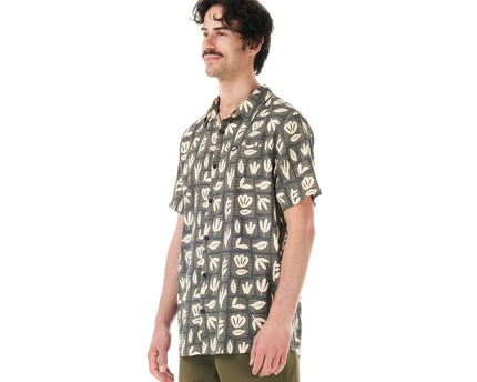 Picture Organic Clothing Picture Heren Klivox Printed Shirt Cedar Leaf