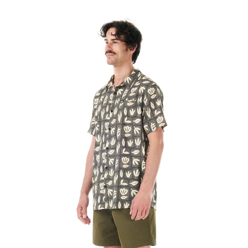 Picture Organic Clothing Picture Heren Klivox Printed Shirt Cedar Leaf