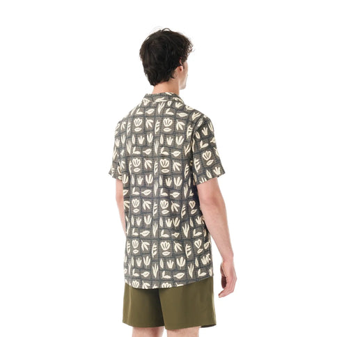 Picture Organic Clothing Picture Heren Klivox Printed Shirt Cedar Leaf
