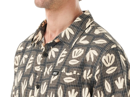 Picture Organic Clothing Picture Heren Klivox Printed Shirt Cedar Leaf