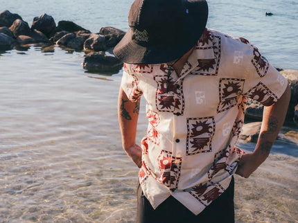 Picture Organic Clothing Picture Heren Mareeba Printed Shirt Postal Print