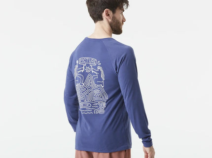 Picture Organic Clothing Picture Heren Maribo LS Surf Tee Deep Water