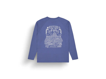 Picture Organic Clothing Picture Heren Maribo LS Surf Tee Deep Water