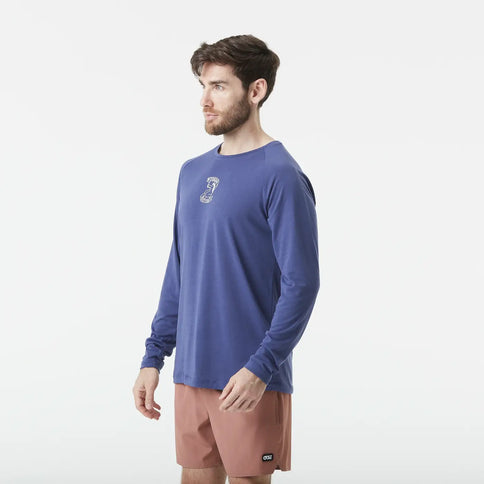 Picture Organic Clothing Picture Heren Maribo LS Surf Tee Deep Water