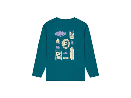 Picture Organic Clothing Picture Heren Maribo LS Surf Tee Deep Water