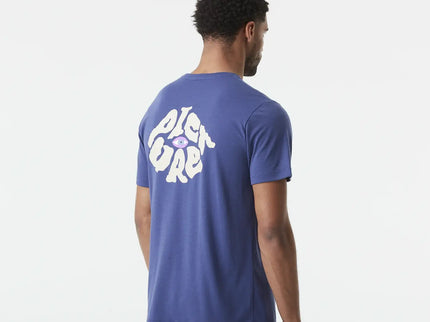 Picture Organic Clothing Picture Heren Maribo SS Surf Tee Skipper Blue