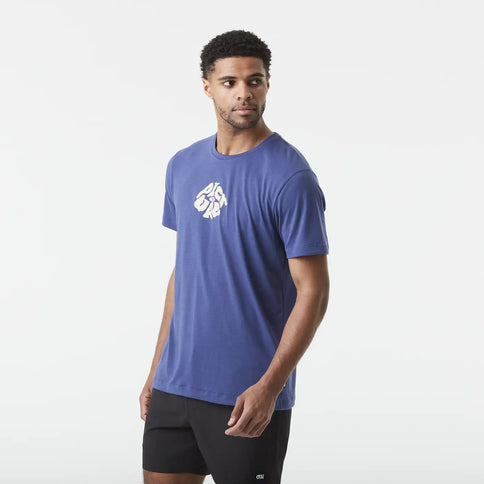 Picture Organic Clothing Picture Heren Maribo SS Surf Tee Skipper Blue