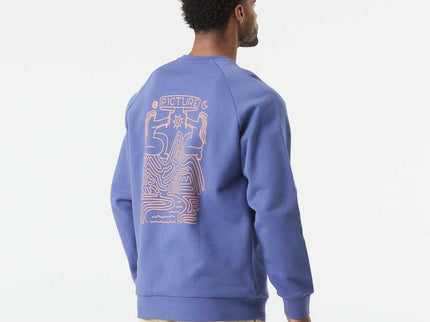 Picture Organic Clothing Picture Heren Terra Crew Skipper Blue