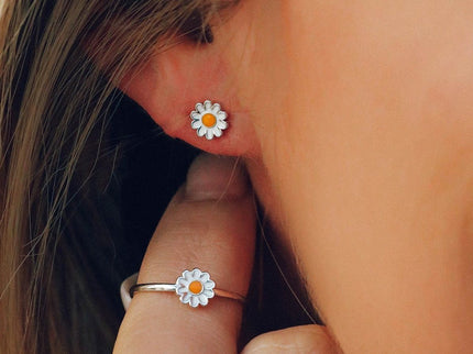 Pura Vida Pura Vida Daisy Ring Silver