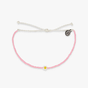 Pura Vida Pura Vida Spring Daisy Seed Beads Bracelet Pink