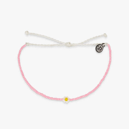 Pura Vida Pura Vida Spring Daisy Seed Beads Bracelet Pink