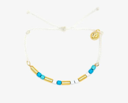 Pura Vida Pura Vida Undertow Enamel Bead Charm Bracelet Natural