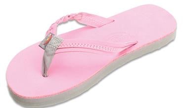 Rainbow Sandals Rainbow Kinder Flirty Braidy Pink Sandals