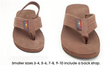 Rainbow Sandals Rainbow Kinder Premier Leather Sierra Brown Slippers