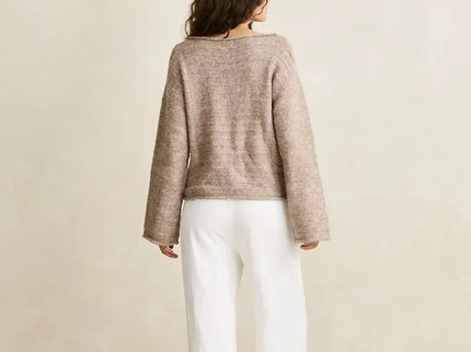 Rhythm Rhythm Dames Baklava Knit Top Oatmeal