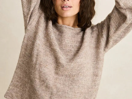 Rhythm Rhythm Dames Baklava Knit Top Oatmeal