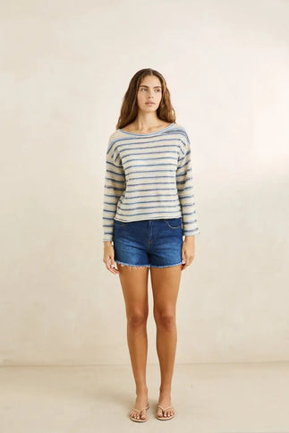Rhythm Rhythm Dames Belle Knit Blue