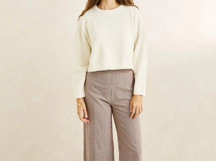 Rhythm Rhythm Dames Estelle Fluffy Knit Cardigan Cream