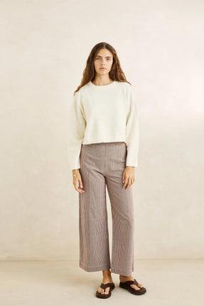 Rhythm Rhythm Dames Estelle Fluffy Knit Cardigan Cream