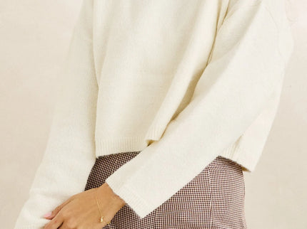 Rhythm Rhythm Dames Estelle Fluffy Knit Cardigan Cream