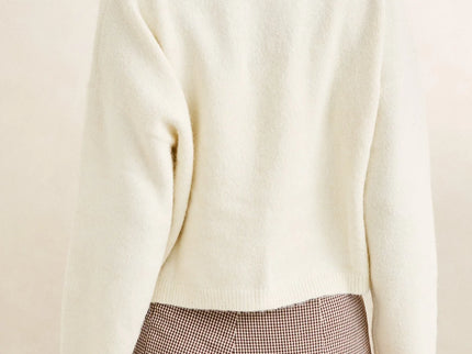 Rhythm Rhythm Dames Estelle Fluffy Knit Cardigan Cream