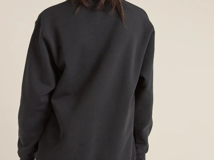 Rhythm Rhythm Dames Flagship Boyfriend Fleece Crew Black