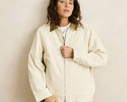 Rhythm Rhythm Dames Jamie Jacket Vintage White