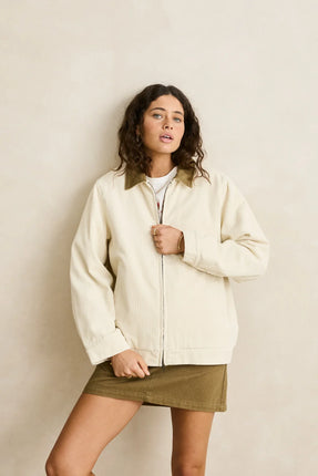 Rhythm Rhythm Dames Jamie Jacket Vintage White
