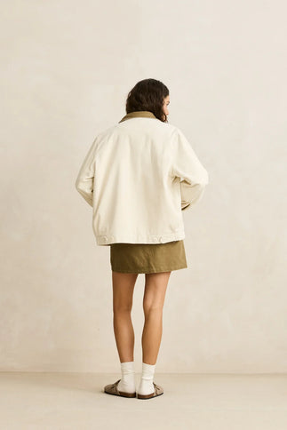 Rhythm Rhythm Dames Jamie Jacket Vintage White