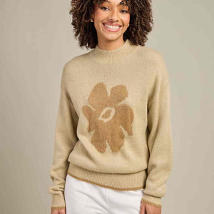 Rhythm Rhythm Dames Juliet Floral Jumper Beige