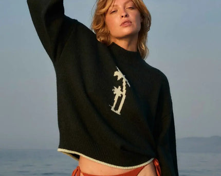 Rhythm Rhythm Dames Palm Shadow Jumper Jade