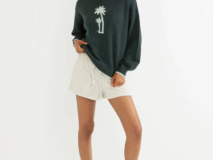 Rhythm Rhythm Dames Palm Shadow Jumper Jade