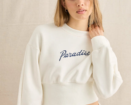 Rhythm Rhythm Dames Paradise Sweatshirt Coconut