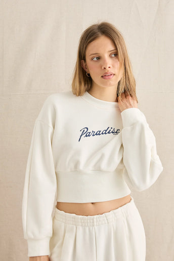 Rhythm Rhythm Dames Paradise Sweatshirt Coconut