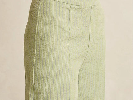 Rhythm Rhythm Dames Vista Stripe Wide Leg Pants Olive