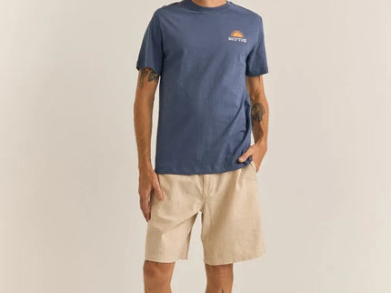 Rhythm Rhythm Heren Awake Tee Navy