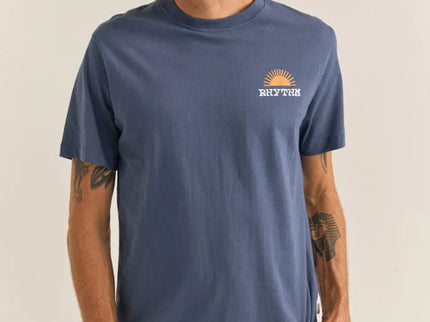 Rhythm Rhythm Heren Awake Tee Navy