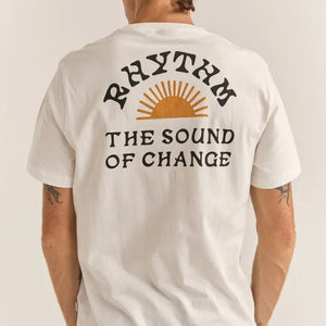 Rhythm Rhythm Heren Awake Tee White