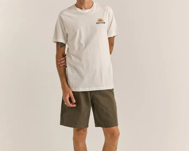 Rhythm Rhythm Heren Awake Tee White