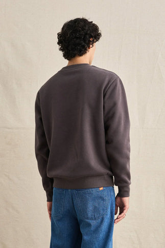 Rhythm Rhythm Heren Breeze Fleece Crew Neck Vintage Black