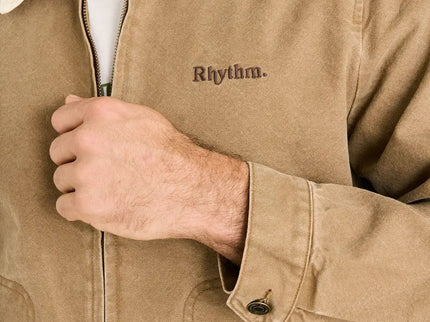 Rhythm Rhythm Heren Cultivation Canvas Jacket Camel
