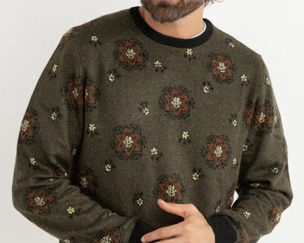 Rhythm Rhythm Heren Doyle Knit Sweater Olive