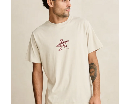 Rhythm Rhythm Heren Drifter T-Shirt Moonrock