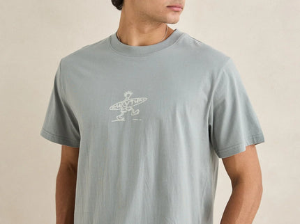 Rhythm Rhythm Heren Drifter T-Shirt Seafoam