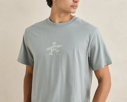 Rhythm Rhythm Heren Drifter T-Shirt Seafoam