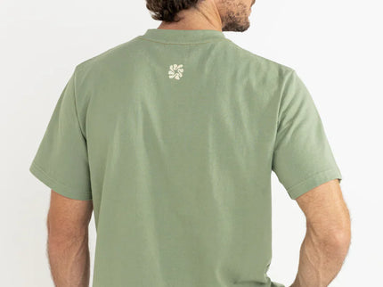 Rhythm Rhythm Heren Grange Vintage T-Shirt Sage