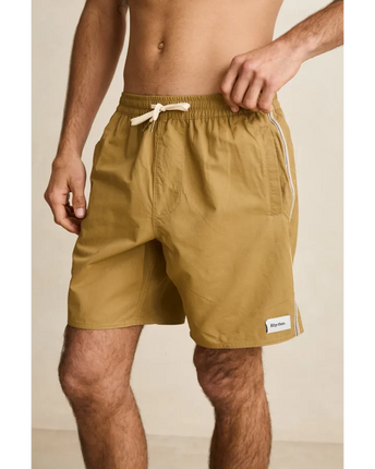Rhythm Rhythm Heren Heritage Beach Short Tobacco